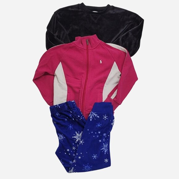 Girls’ Size 6 Bundle | Pink Polo Ralph Lauren Sweatshirt + 4 Tops + 1 Bottom | 5 - Picture 3 of 5